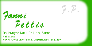 fanni pellis business card